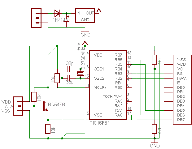 Stromlaufplan DCF-Decoder